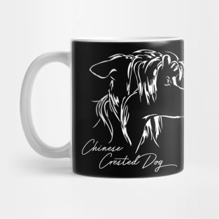 Proud Chinese Crested dog portrait Mug